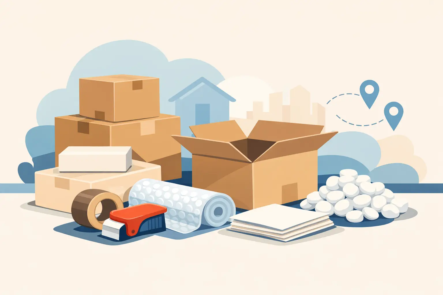 Choosing Moving Boxes and Packing Materials